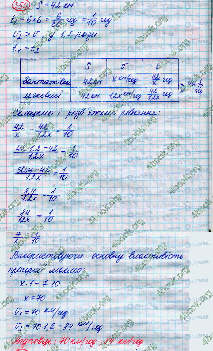 ГДЗ Алгебра 8 класс страница 555